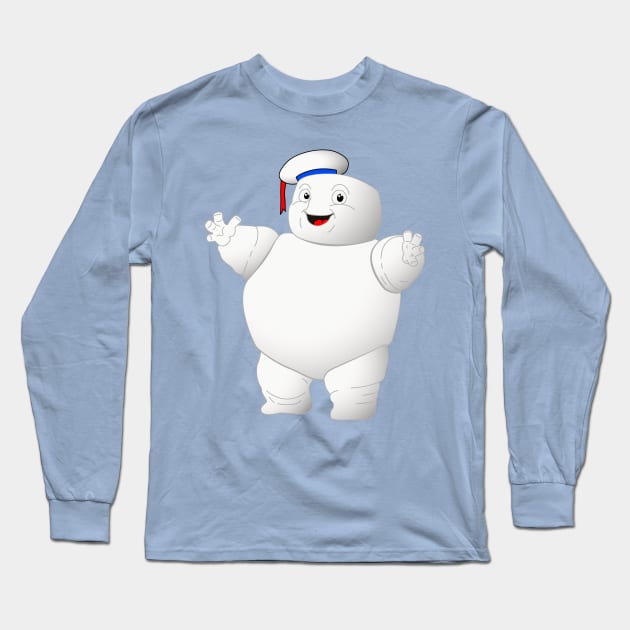 Ghostbusters Mini-Puft Long Sleeve T-Shirt by deancoledesign